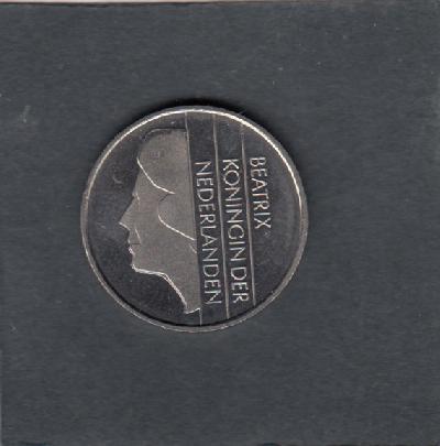 Beschrijving: 1 Gulden BEATRIX